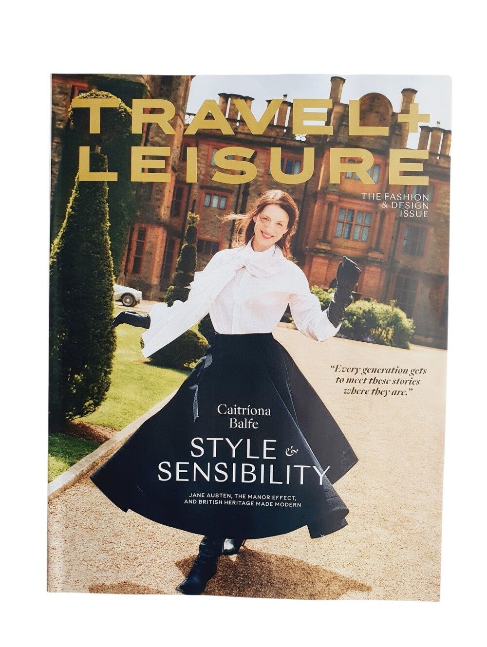 Travel +Leisure Magazine October, 2026 - Caitríona Balfe Style & Sensibility